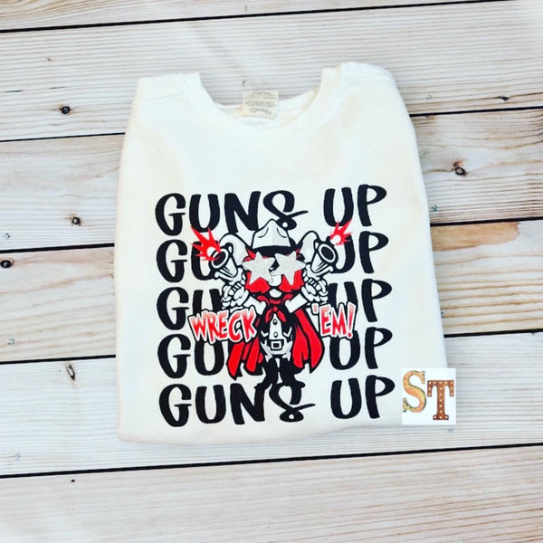 Guns Up Texas Tech Tee or Sweatshirt