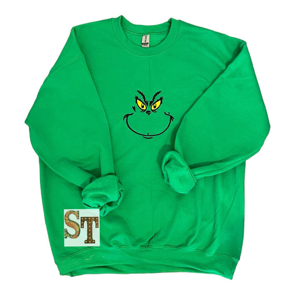 Grinch Christmas Sweatshirt