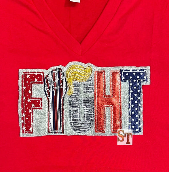 Fight Trump Applique Bean Stitch Download