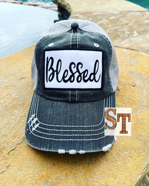 Blessed Patch Trucker Hat - Sassy Threadz