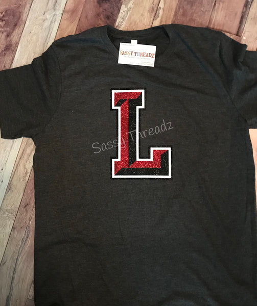 Liberty High School FISD Glitter Tee - Sassy Threadz