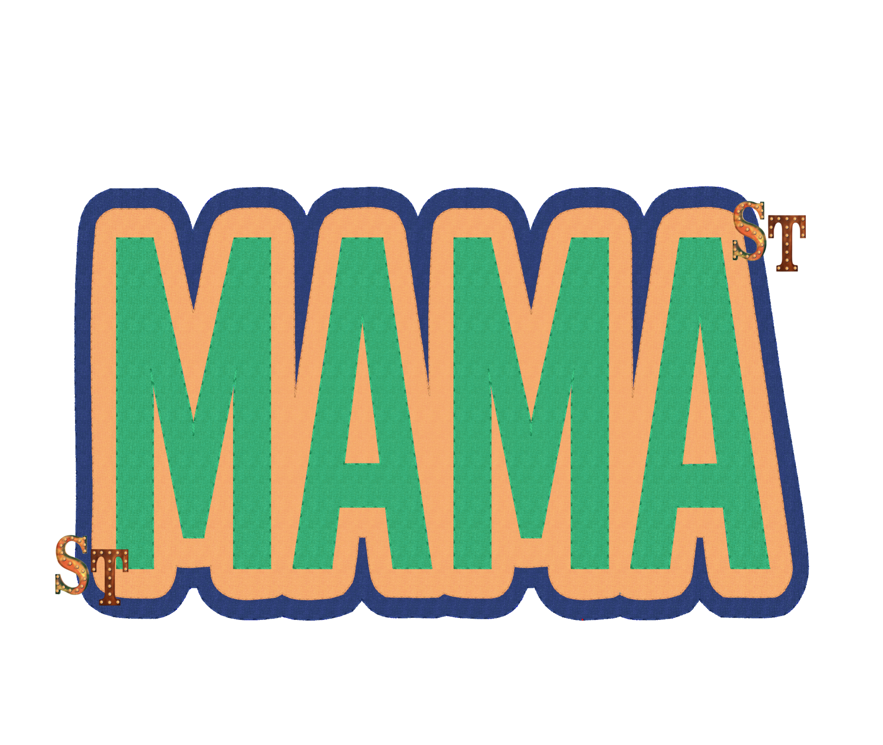 Mama Triple Stacked Script Embroidery Download - Sassy Threadz